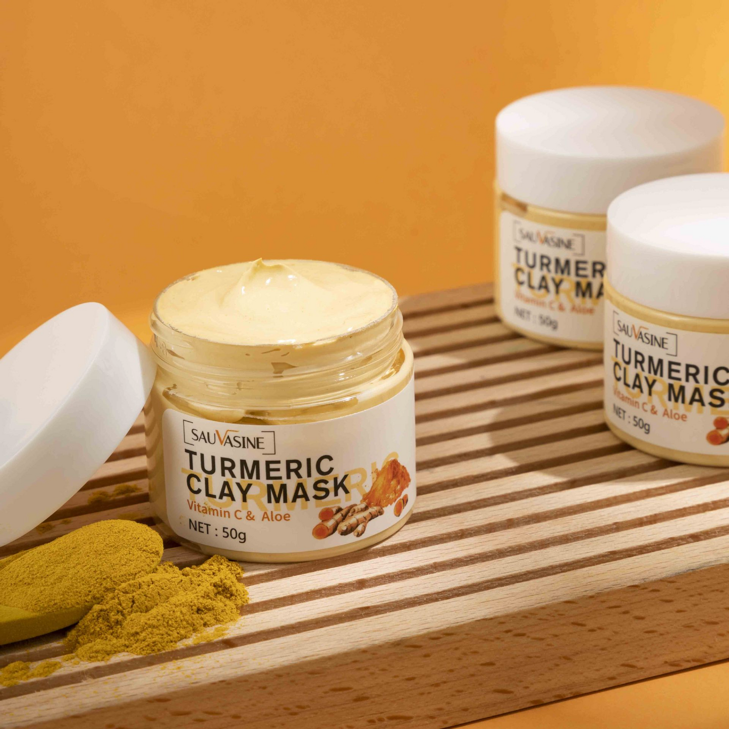 GlowByrd Turmeric Radiance Clay Mask